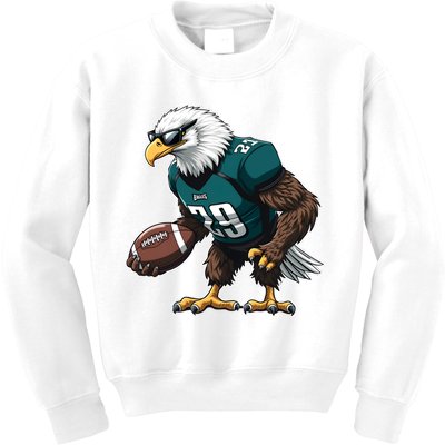 Awesome Eagles Design Kids Sweatshirt