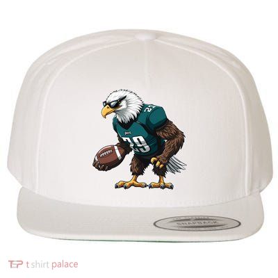 Awesome Eagles Design Wool Snapback Cap