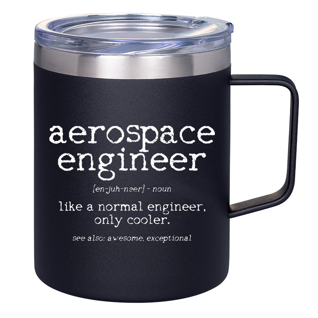 Aerospace Engineer Definition Funny Engineering Gift 12oz Stainless Steel Coffee Mug