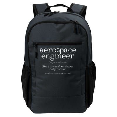 Aerospace Engineer Definition Funny Engineering Gift Daily Commute Backpack