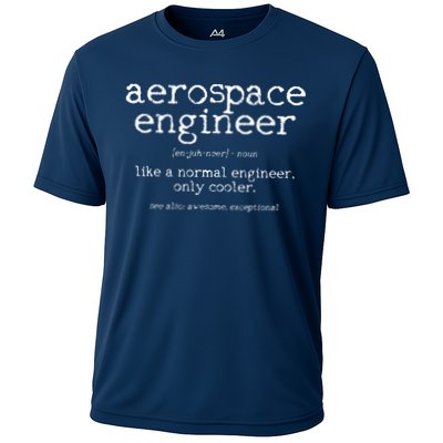 Aerospace Engineer Definition Funny Engineering Gift Performance Shirt