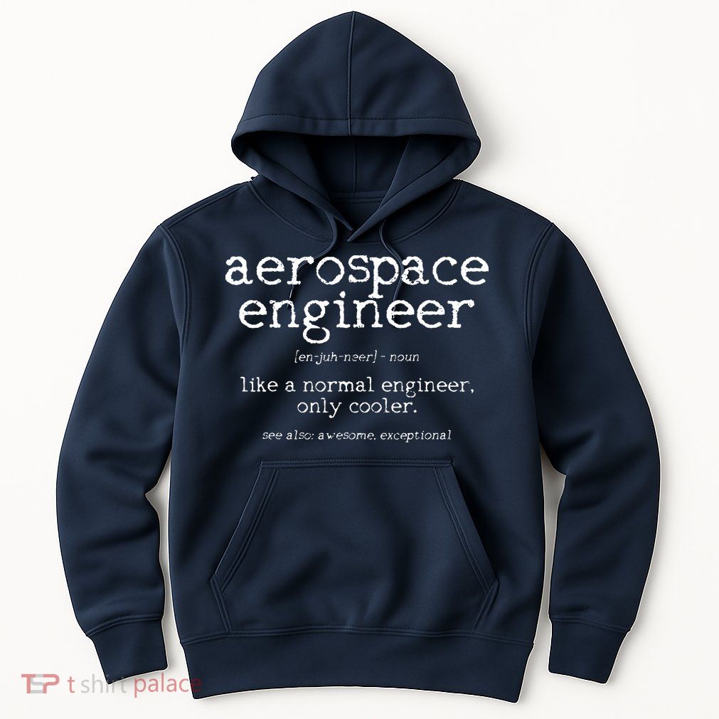 Aerospace Engineer Definition Funny Engineering Gift Hoodie