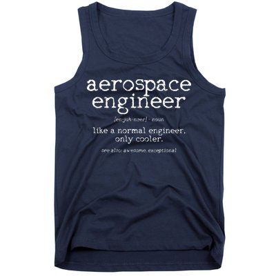 Aerospace Engineer Definition Funny Engineering Gift Tank Top