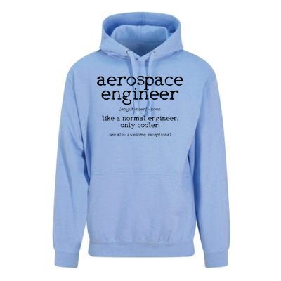 Aerospace Engineer Definition Funny Engineering Gift Unisex Surf Hoodie