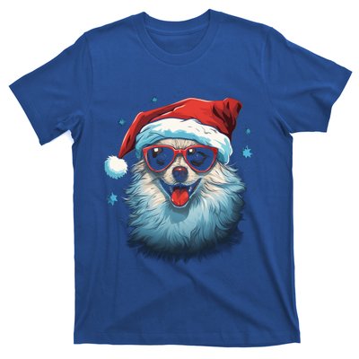 American Eskimo Dog Christmas Xmas Holiday Dog Mom Dad Gift T-Shirt