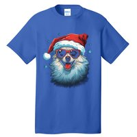 American Eskimo Dog Christmas Xmas Holiday Dog Mom Dad Gift Tall T-Shirt