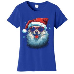 American Eskimo Dog Christmas Xmas Holiday Dog Mom Dad Gift Women's T-Shirt