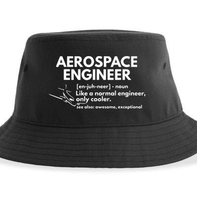 Aerospace Engineer Definition Funny Engineering Sustainable Bucket Hat