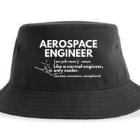 Aerospace Engineer Definition Funny Engineering Sustainable Bucket Hat
