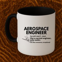Aerospace Engineer Definition Funny Engineering Mug