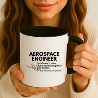Aerospace Engineer Definition Funny Engineering Mug