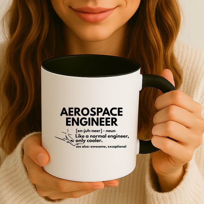 Aerospace Engineer Definition Funny Engineering Mug