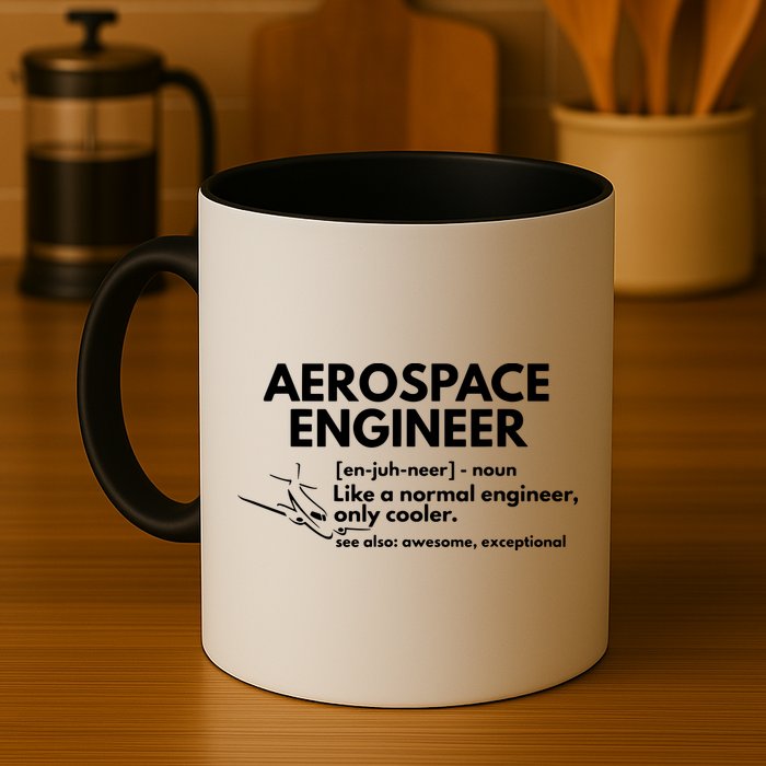 Aerospace Engineer Definition Funny Engineering Mug