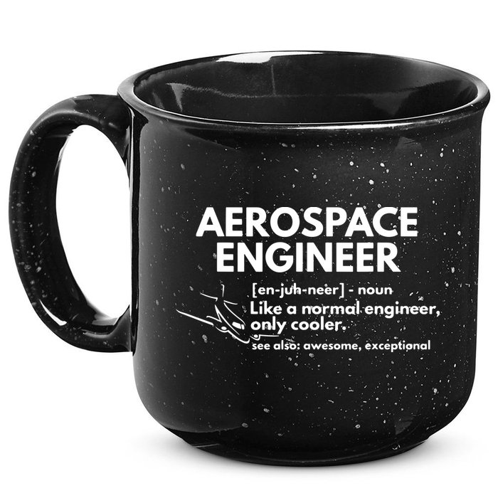 Aerospace Engineer Definition Funny Engineering 15oz Campfire Ceramic Mug