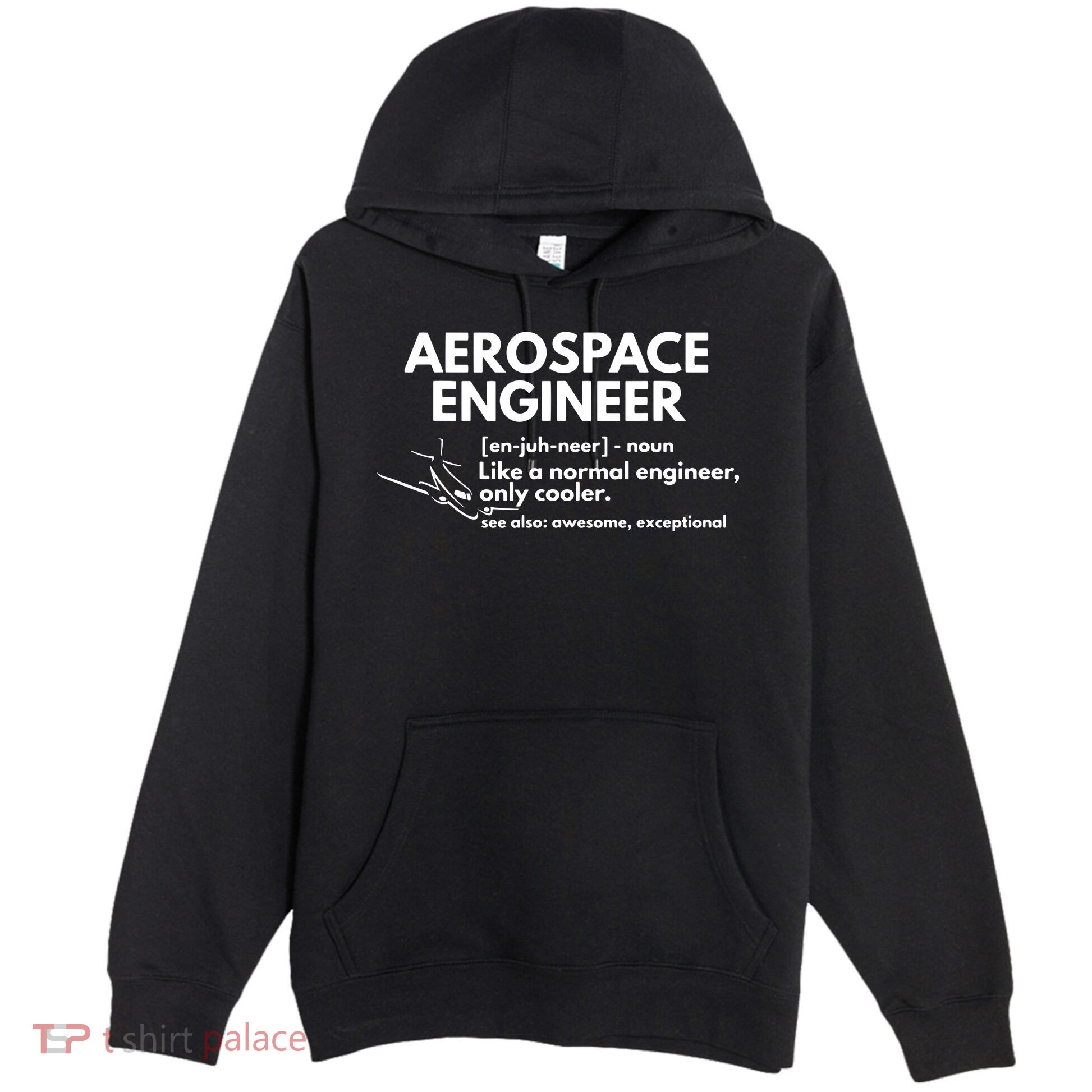 Aerospace Engineer Definition Funny Engineering Premium Pullover Hoodie