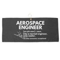 Aerospace Engineer Definition Funny Engineering Large Microfiber Waffle Golf Towel