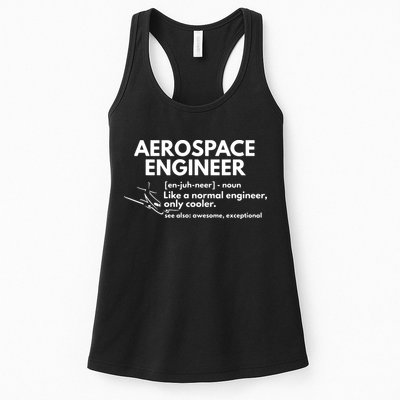 Aerospace Engineer Definition Funny Engineering Womens Tank Top