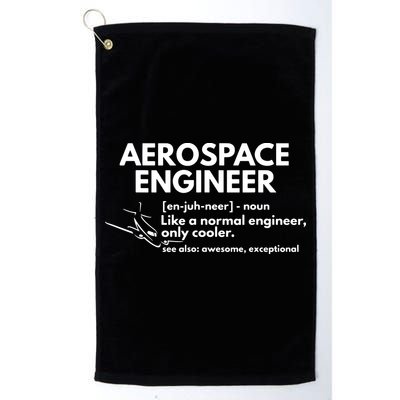 Aerospace Engineer Definition Funny Engineering Golf Towel