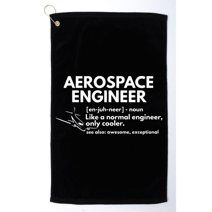 Aerospace Engineer Definition Funny Engineering Golf Towel