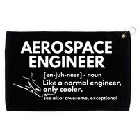 Aerospace Engineer Definition Funny Engineering Grommeted Golf Towel
