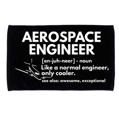Aerospace Engineer Definition Funny Engineering Microfiber Hand Towel