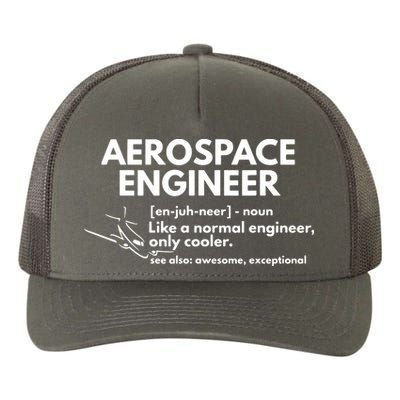 Aerospace Engineer Definition Funny Engineering Yupoong Adult 5-Panel Trucker Hat