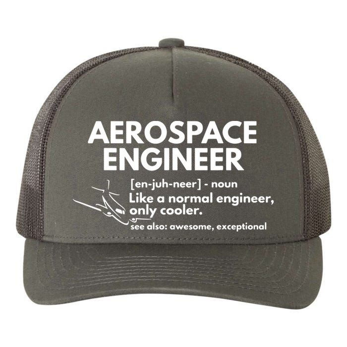 Aerospace Engineer Definition Funny Engineering Yupoong Adult 5-Panel Trucker Hat