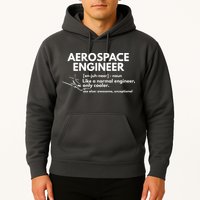 Aerospace Engineer Definition Funny Engineering Hoodie