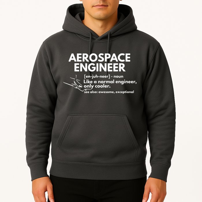 Aerospace Engineer Definition Funny Engineering Hoodie
