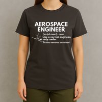 Aerospace Engineer Definition Funny Engineering T-Shirt