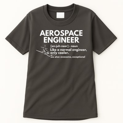 Aerospace Engineer Definition Funny Engineering Tall T-Shirt