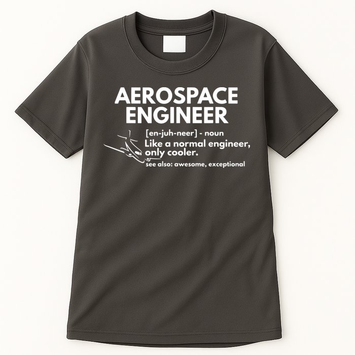 Aerospace Engineer Definition Funny Engineering Tall T-Shirt