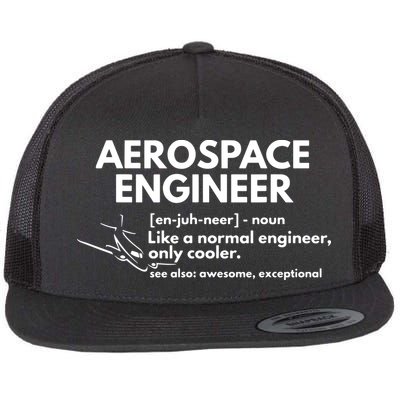 Aerospace Engineer Definition Funny Engineering Flatbill Hat