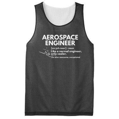 Aerospace Engineer Definition Funny Engineering Mesh Reversible Basketball Jersey Tank