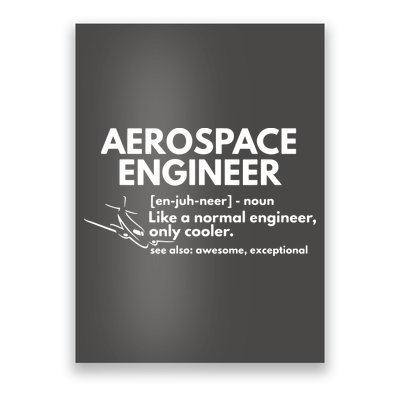 Aerospace Engineer Definition Funny Engineering Poster