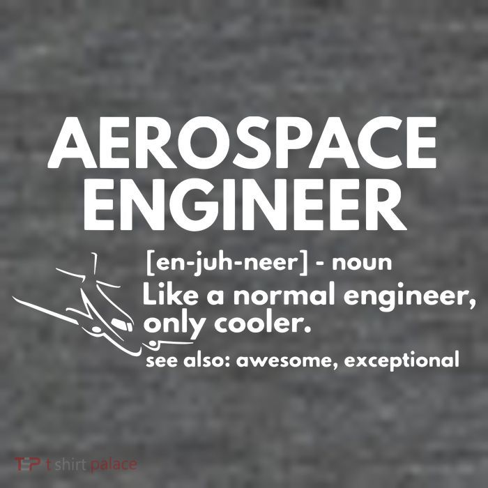 Aerospace Engineer Definition Funny Engineering Premium T-Shirt