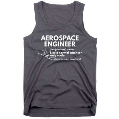 Aerospace Engineer Definition Funny Engineering Tank Top