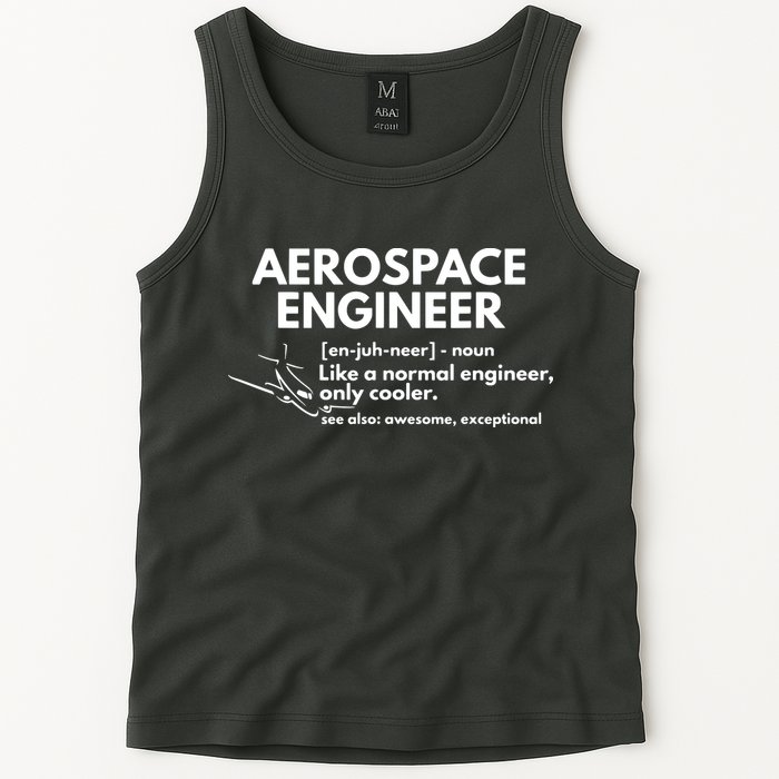 Aerospace Engineer Definition Funny Engineering Tank Top