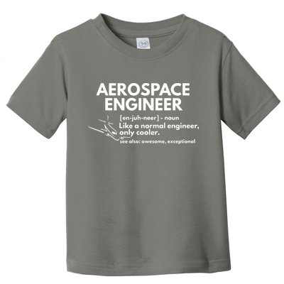 Aerospace Engineer Definition Funny Engineering Toddler T-Shirt