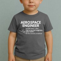 Aerospace Engineer Definition Funny Engineering Toddler T-Shirt