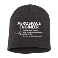 Aerospace Engineer Definition Funny Engineering Short Acrylic Beanie
