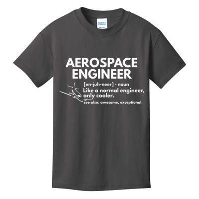 Aerospace Engineer Definition Funny Engineering Kids T-Shirt
