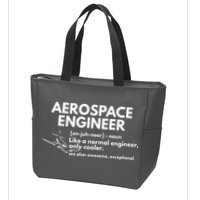 Aerospace Engineer Definition Funny Engineering Zip Tote Bag