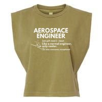 Aerospace Engineer Definition Funny Engineering Garment-Dyed Women's Muscle Tee
