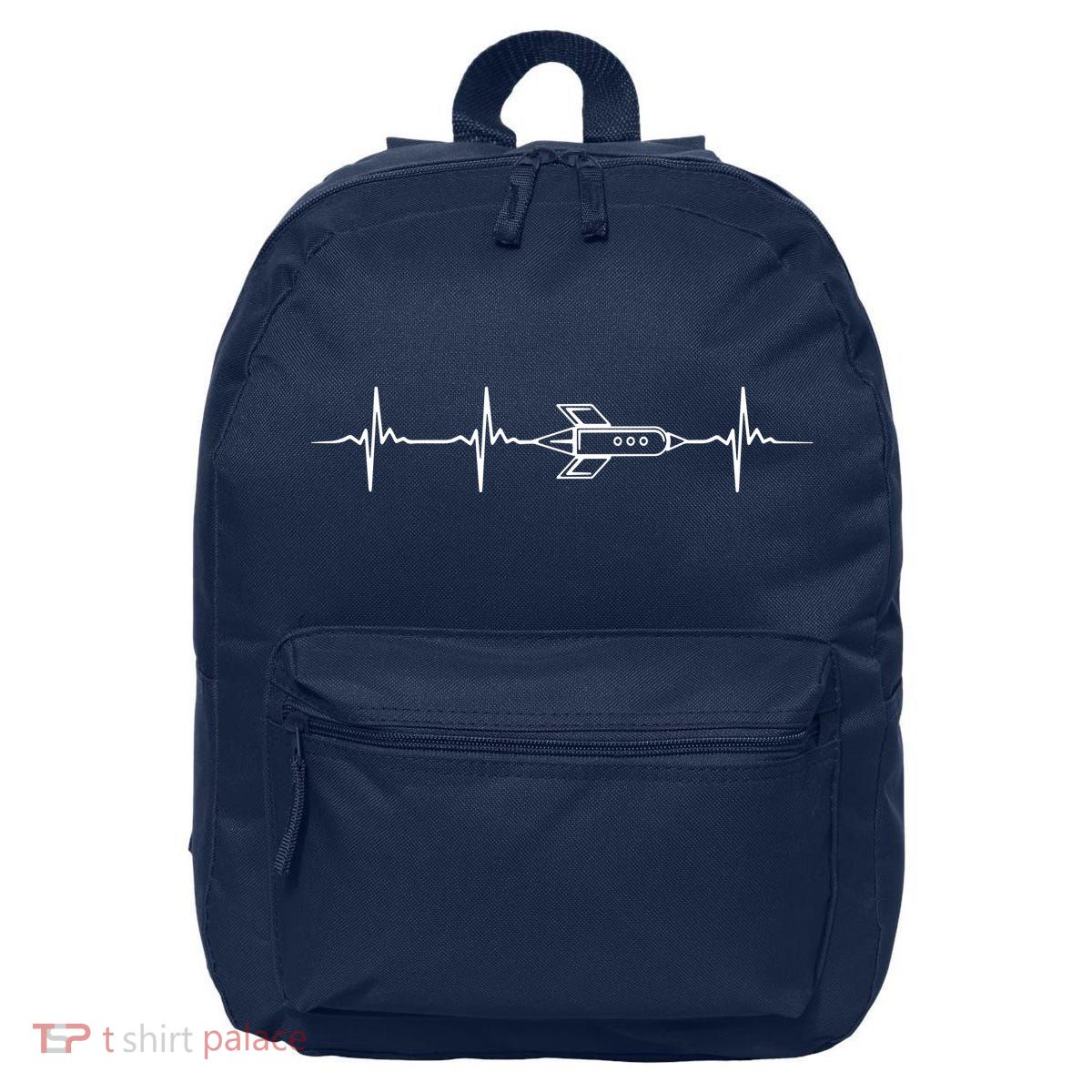 Aerospace Engineering Design Great Rocket Heartbeat 16 in Basic Backpack