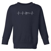 Aerospace Engineering Design Great Rocket Heartbeat Toddler Sweatshirt