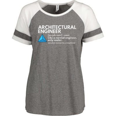 Architectural Engineer Definition Funny Engineering Enza Ladies Jersey Colorblock Tee