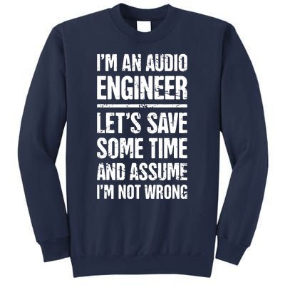 Audio Engineer Distressed Funny Sound Guy Sweatshirt