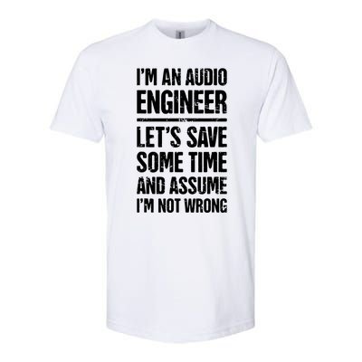 Audio Engineer Distressed Funny Sound Guy Softstyle CVC T-Shirt