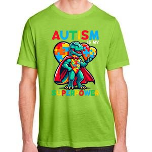 Autism Embrace Differences Dinosaur Trex Cute Puzzle Gift Adult ChromaSoft Performance T-Shirt